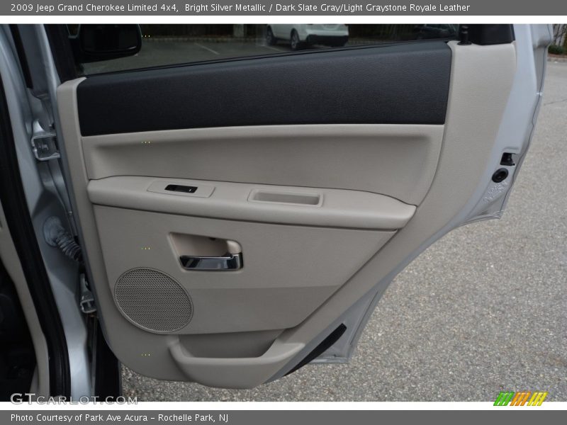 Bright Silver Metallic / Dark Slate Gray/Light Graystone Royale Leather 2009 Jeep Grand Cherokee Limited 4x4