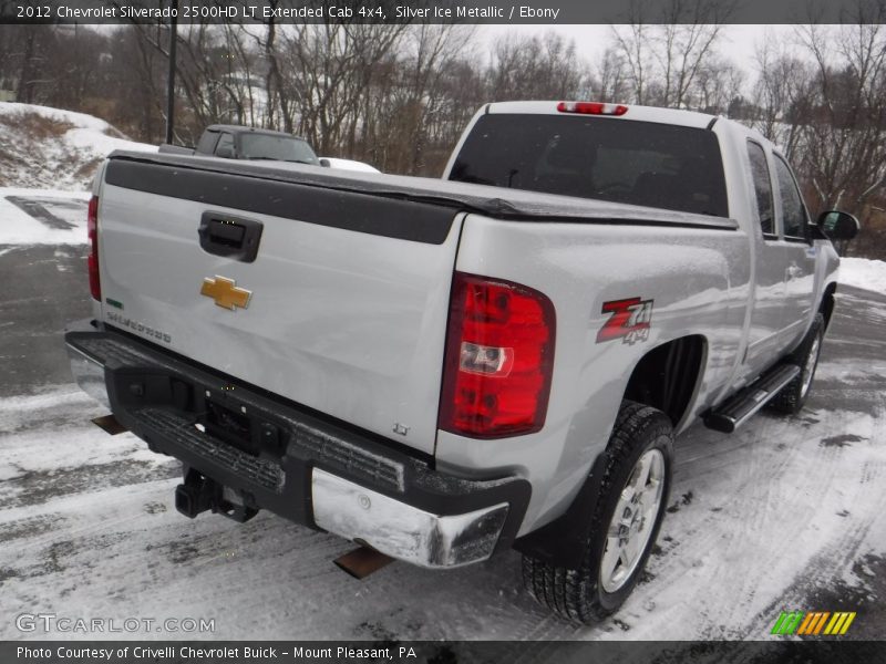 Silver Ice Metallic / Ebony 2012 Chevrolet Silverado 2500HD LT Extended Cab 4x4