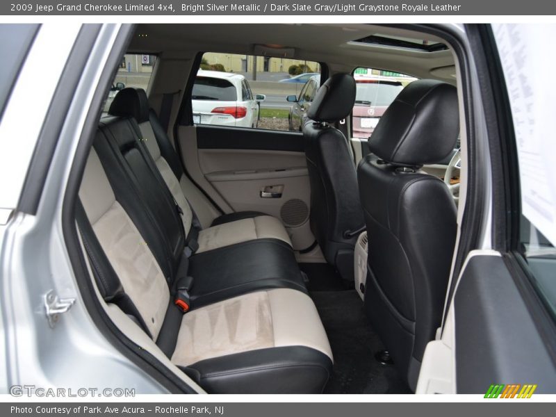 Bright Silver Metallic / Dark Slate Gray/Light Graystone Royale Leather 2009 Jeep Grand Cherokee Limited 4x4
