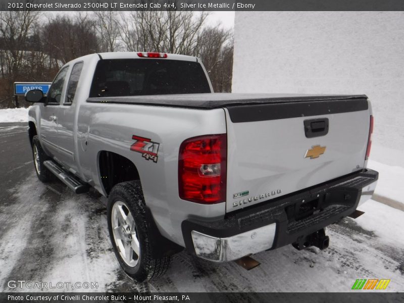 Silver Ice Metallic / Ebony 2012 Chevrolet Silverado 2500HD LT Extended Cab 4x4