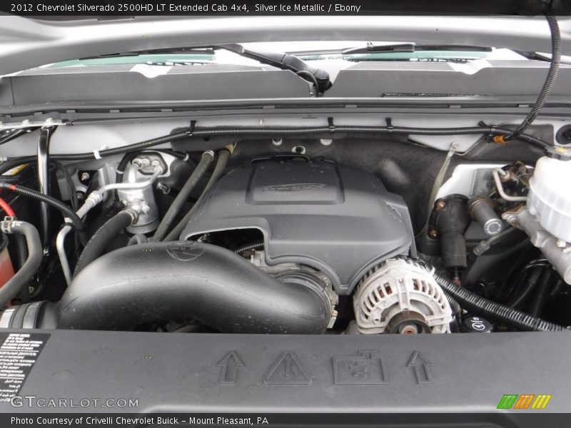 Silver Ice Metallic / Ebony 2012 Chevrolet Silverado 2500HD LT Extended Cab 4x4