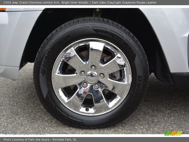 Bright Silver Metallic / Dark Slate Gray/Light Graystone Royale Leather 2009 Jeep Grand Cherokee Limited 4x4