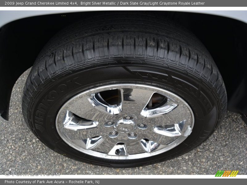Bright Silver Metallic / Dark Slate Gray/Light Graystone Royale Leather 2009 Jeep Grand Cherokee Limited 4x4