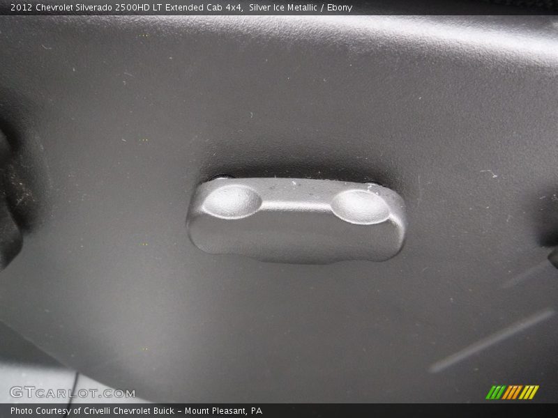 Silver Ice Metallic / Ebony 2012 Chevrolet Silverado 2500HD LT Extended Cab 4x4