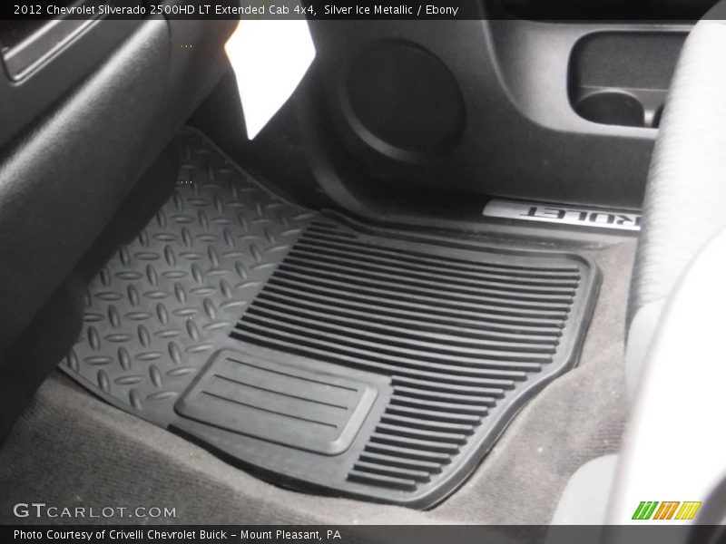 Silver Ice Metallic / Ebony 2012 Chevrolet Silverado 2500HD LT Extended Cab 4x4
