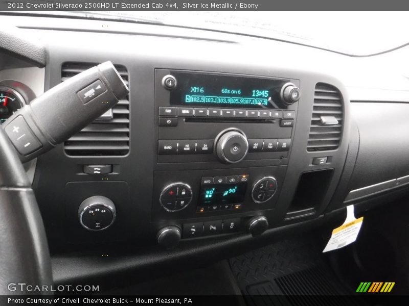 Silver Ice Metallic / Ebony 2012 Chevrolet Silverado 2500HD LT Extended Cab 4x4