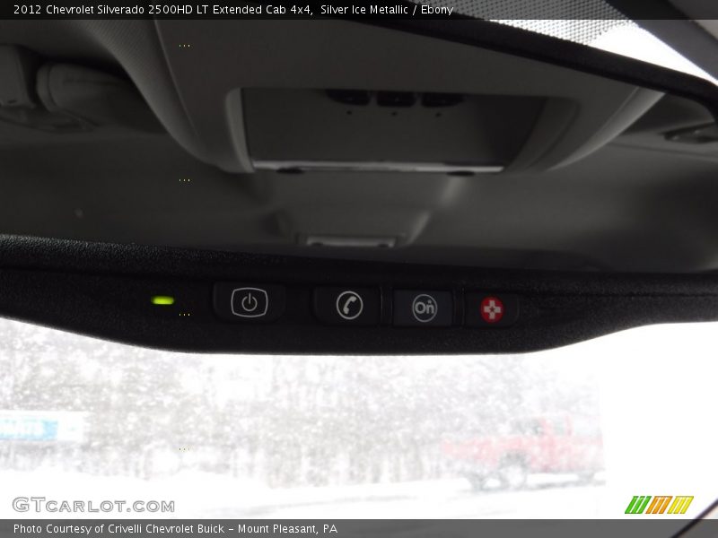 Silver Ice Metallic / Ebony 2012 Chevrolet Silverado 2500HD LT Extended Cab 4x4