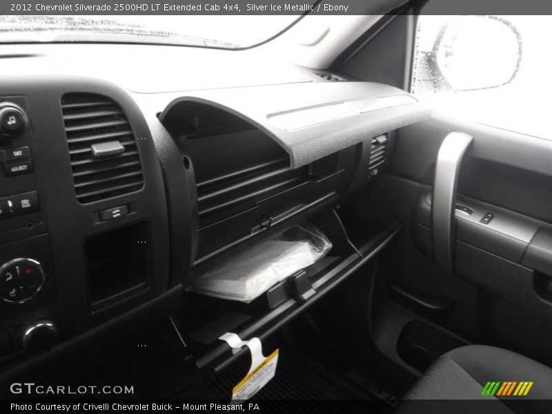 Silver Ice Metallic / Ebony 2012 Chevrolet Silverado 2500HD LT Extended Cab 4x4