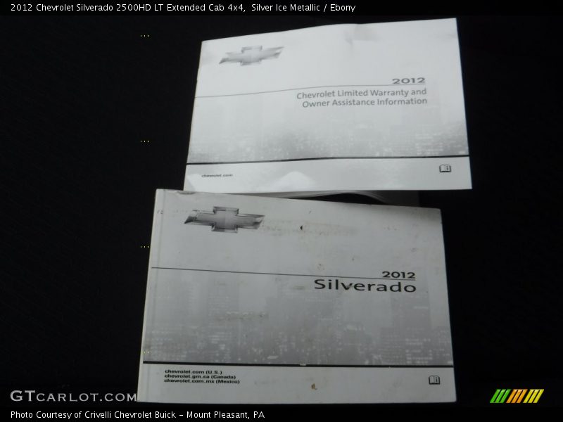 Silver Ice Metallic / Ebony 2012 Chevrolet Silverado 2500HD LT Extended Cab 4x4