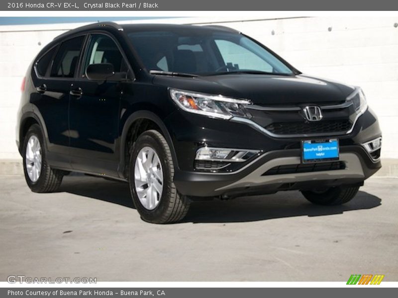 Crystal Black Pearl / Black 2016 Honda CR-V EX-L