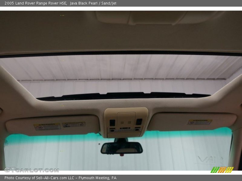 Java Black Pearl / Sand/Jet 2005 Land Rover Range Rover HSE