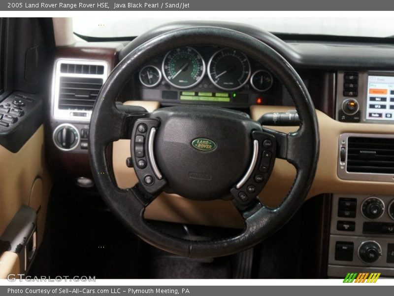 Java Black Pearl / Sand/Jet 2005 Land Rover Range Rover HSE