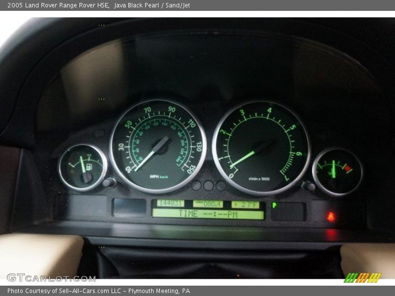 Java Black Pearl / Sand/Jet 2005 Land Rover Range Rover HSE