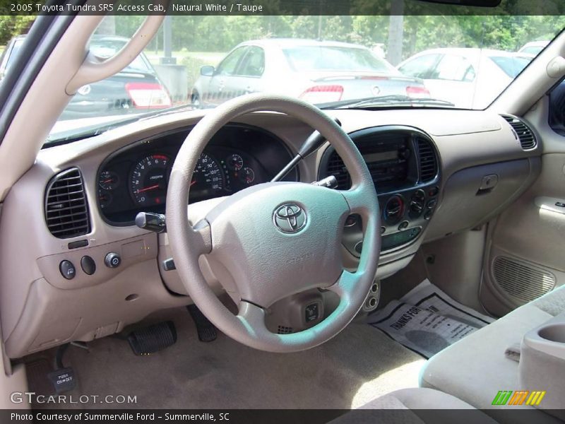 Natural White / Taupe 2005 Toyota Tundra SR5 Access Cab