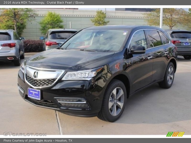 Crystal Black Pearl / Ebony 2016 Acura MDX Technology