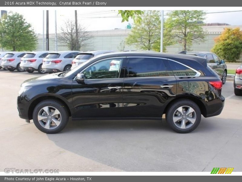 Crystal Black Pearl / Ebony 2016 Acura MDX Technology