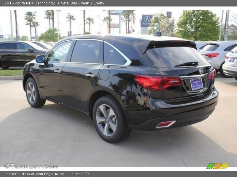 Crystal Black Pearl / Ebony 2016 Acura MDX Technology