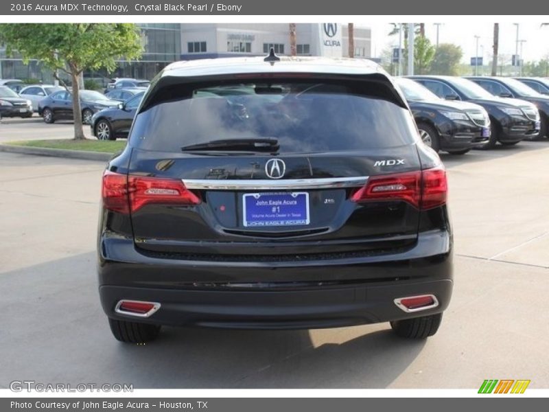 Crystal Black Pearl / Ebony 2016 Acura MDX Technology
