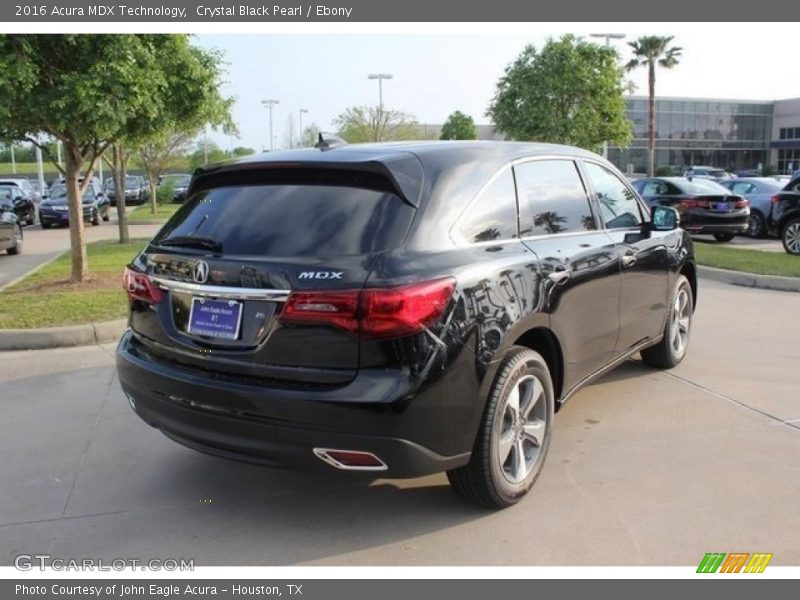 Crystal Black Pearl / Ebony 2016 Acura MDX Technology