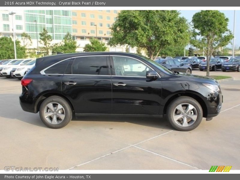Crystal Black Pearl / Ebony 2016 Acura MDX Technology
