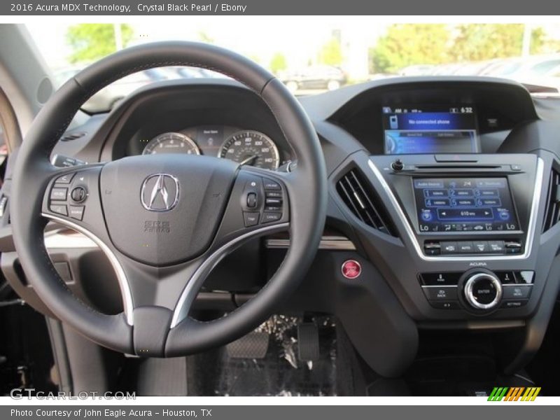 Crystal Black Pearl / Ebony 2016 Acura MDX Technology