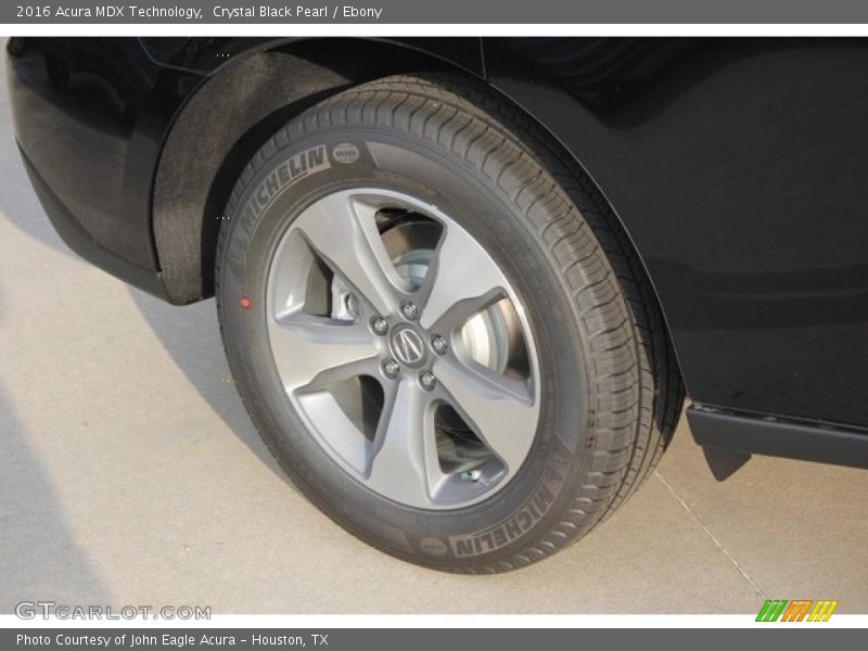 Crystal Black Pearl / Ebony 2016 Acura MDX Technology