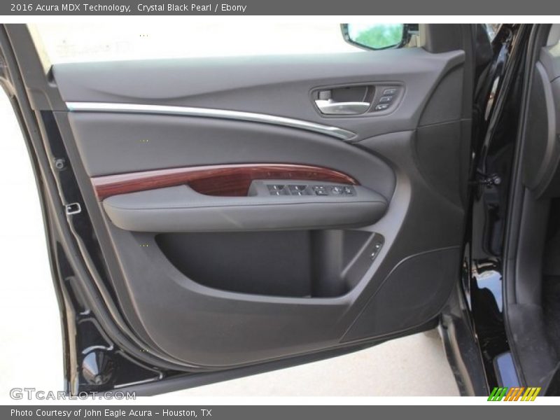 Crystal Black Pearl / Ebony 2016 Acura MDX Technology
