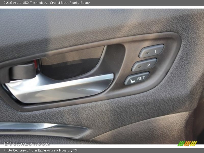 Crystal Black Pearl / Ebony 2016 Acura MDX Technology