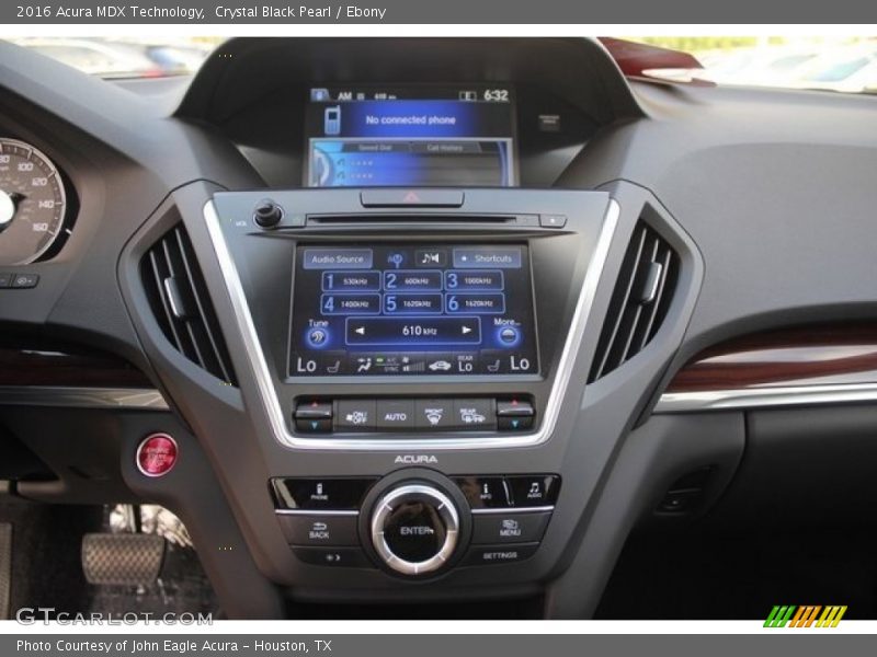 Crystal Black Pearl / Ebony 2016 Acura MDX Technology