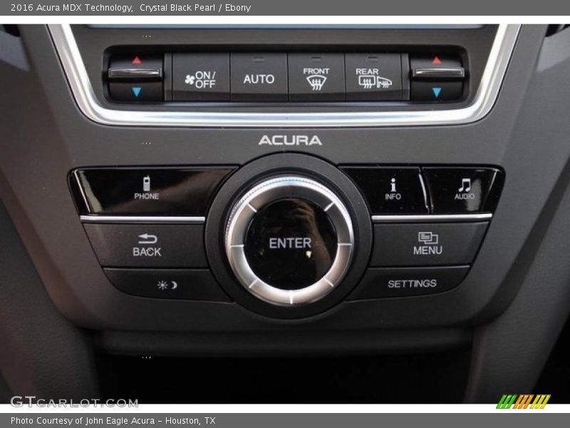Crystal Black Pearl / Ebony 2016 Acura MDX Technology