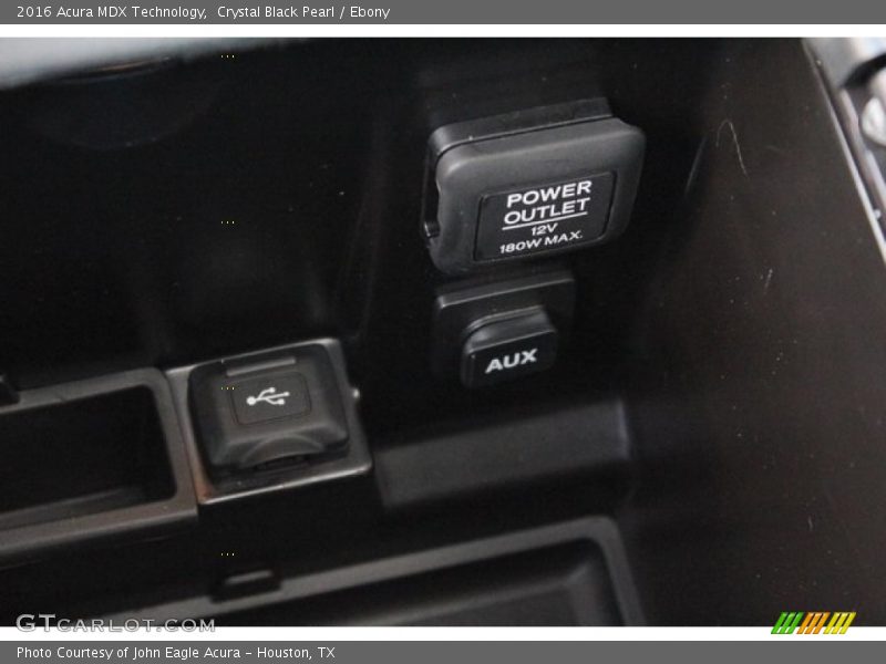 Crystal Black Pearl / Ebony 2016 Acura MDX Technology