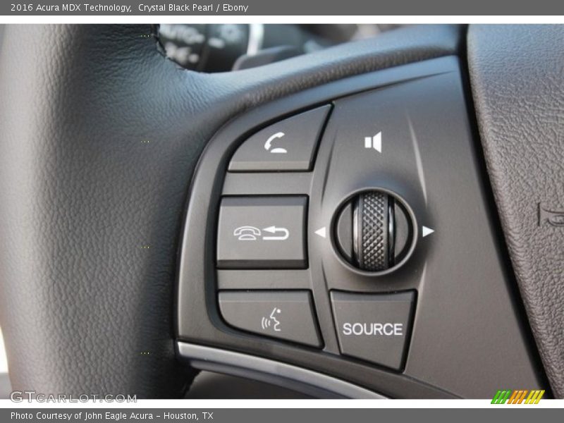 Crystal Black Pearl / Ebony 2016 Acura MDX Technology