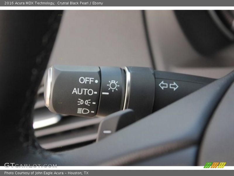 Crystal Black Pearl / Ebony 2016 Acura MDX Technology