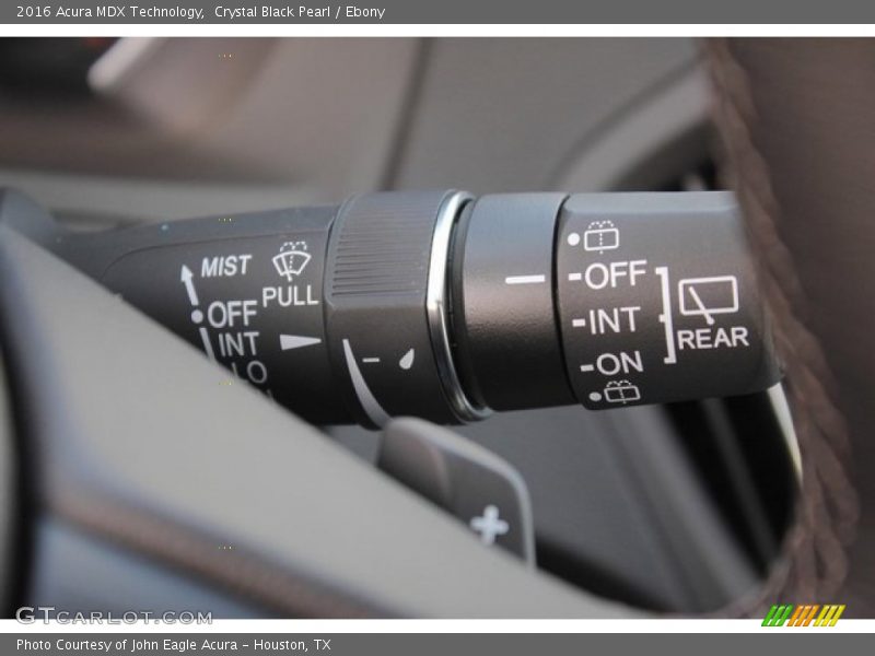 Crystal Black Pearl / Ebony 2016 Acura MDX Technology