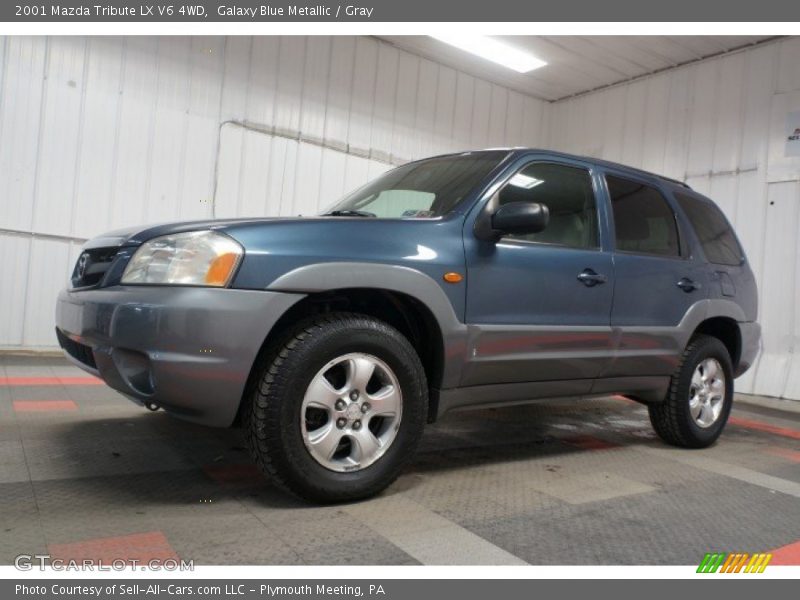 Galaxy Blue Metallic / Gray 2001 Mazda Tribute LX V6 4WD