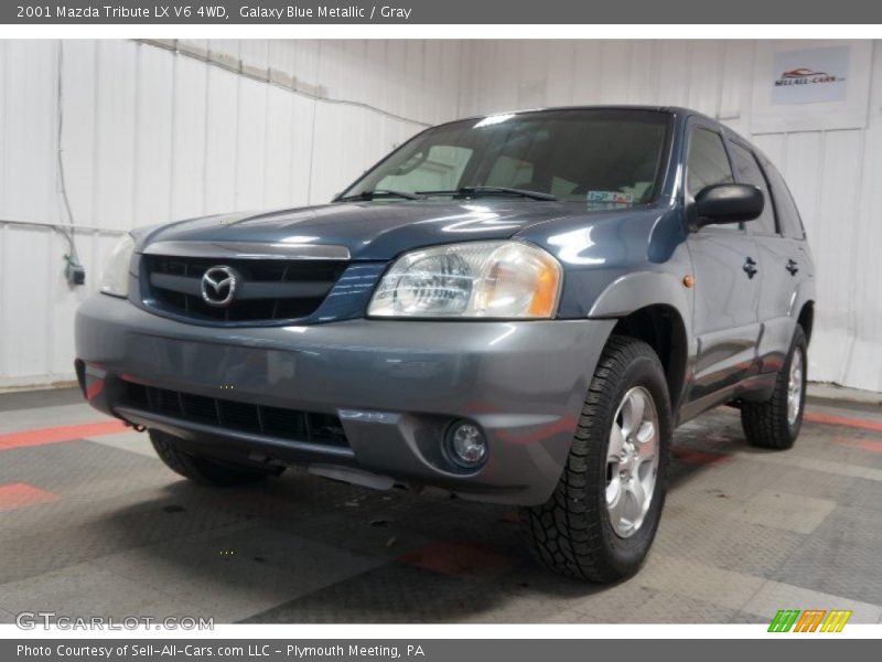 Galaxy Blue Metallic / Gray 2001 Mazda Tribute LX V6 4WD