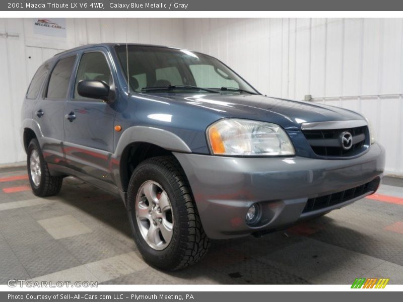 Galaxy Blue Metallic / Gray 2001 Mazda Tribute LX V6 4WD