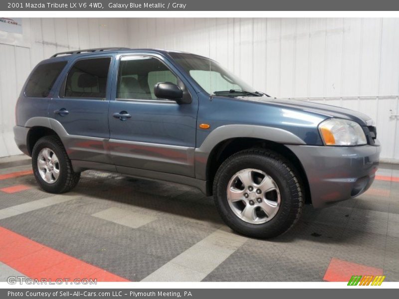Galaxy Blue Metallic / Gray 2001 Mazda Tribute LX V6 4WD