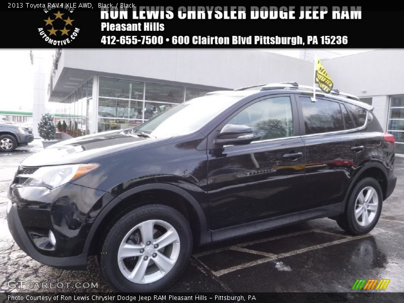 Black / Black 2013 Toyota RAV4 XLE AWD