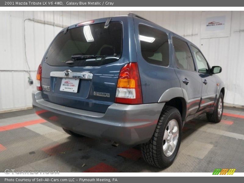Galaxy Blue Metallic / Gray 2001 Mazda Tribute LX V6 4WD