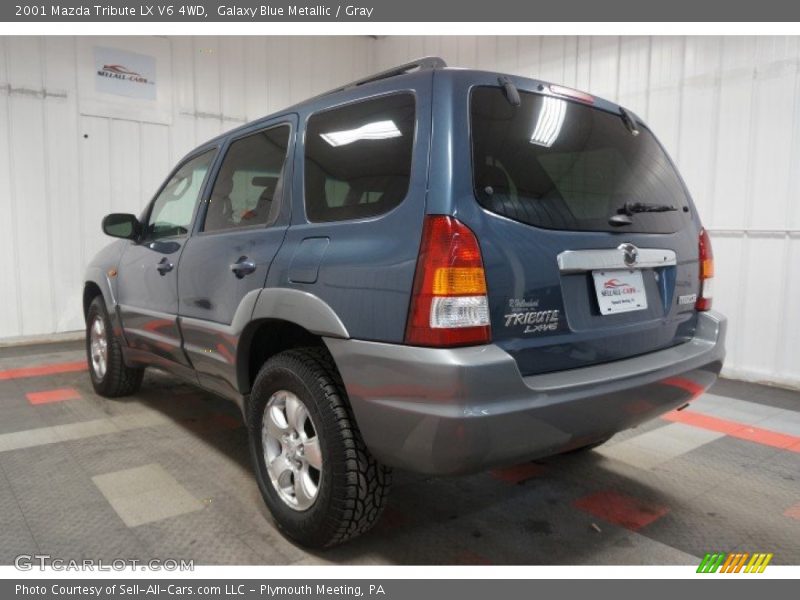Galaxy Blue Metallic / Gray 2001 Mazda Tribute LX V6 4WD