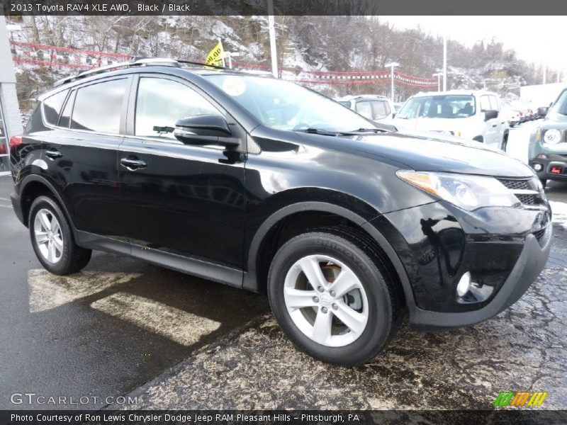 Black / Black 2013 Toyota RAV4 XLE AWD