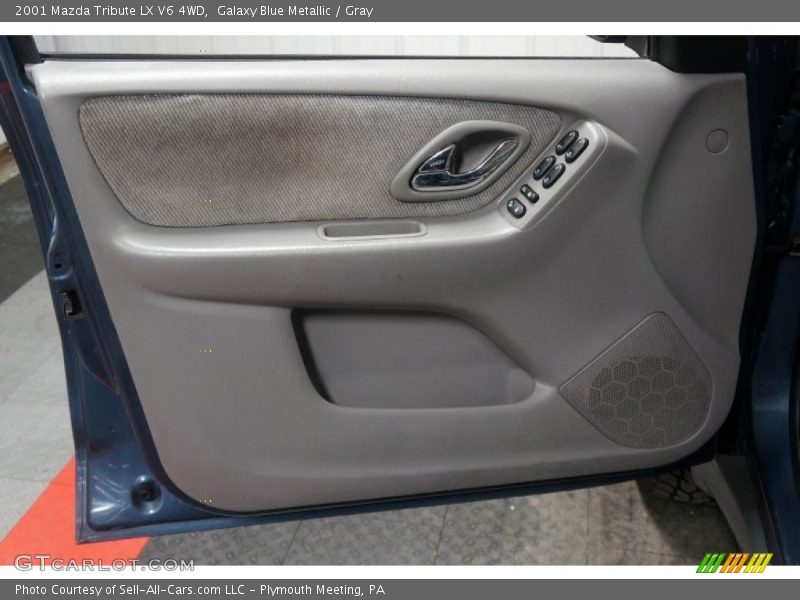 Galaxy Blue Metallic / Gray 2001 Mazda Tribute LX V6 4WD