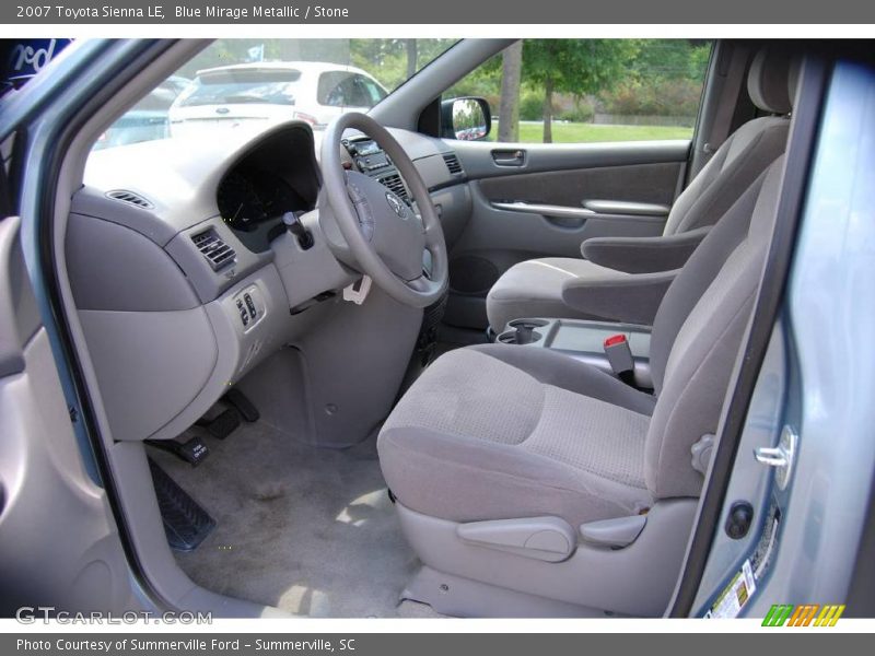 Blue Mirage Metallic / Stone 2007 Toyota Sienna LE