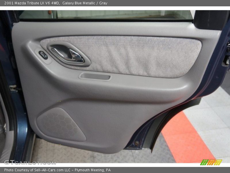 Galaxy Blue Metallic / Gray 2001 Mazda Tribute LX V6 4WD