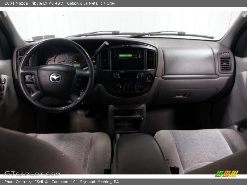 Galaxy Blue Metallic / Gray 2001 Mazda Tribute LX V6 4WD