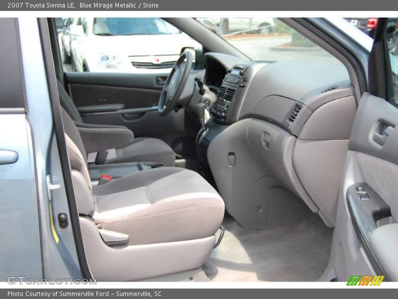 Blue Mirage Metallic / Stone 2007 Toyota Sienna LE
