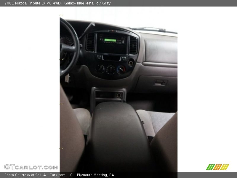 Galaxy Blue Metallic / Gray 2001 Mazda Tribute LX V6 4WD