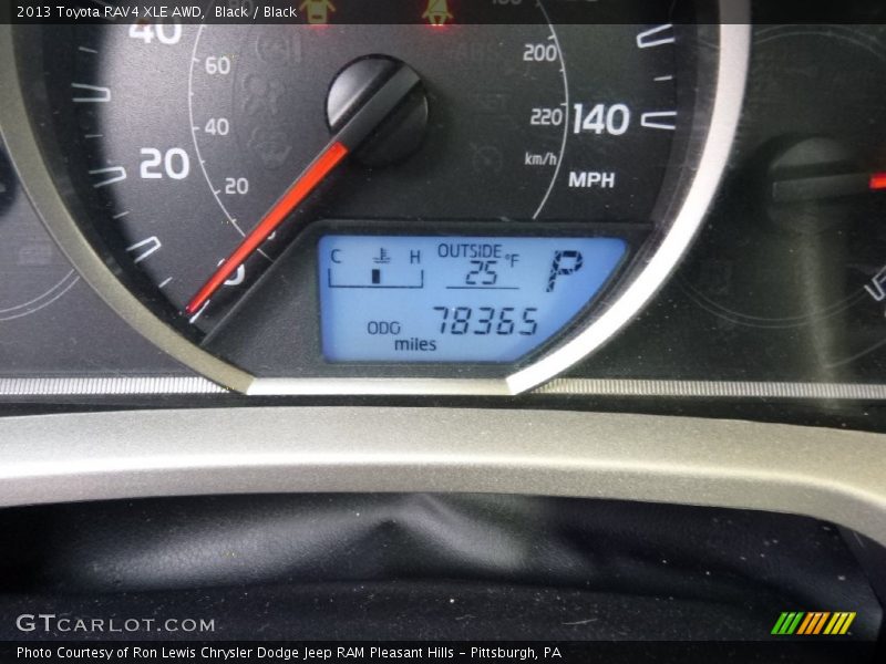 Black / Black 2013 Toyota RAV4 XLE AWD