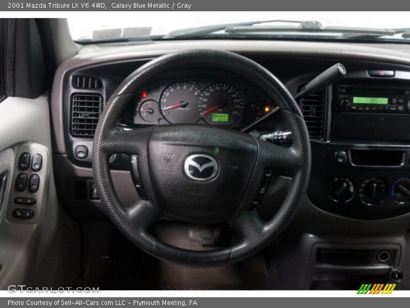 Galaxy Blue Metallic / Gray 2001 Mazda Tribute LX V6 4WD
